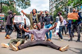 Shift of Generation as Young People Take Over Tuesday Protest