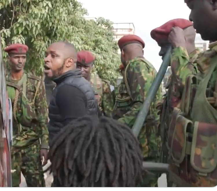 Activist Boniface Mwangi Arrested Outside Parliament Over Anti-Finance Bill Protest