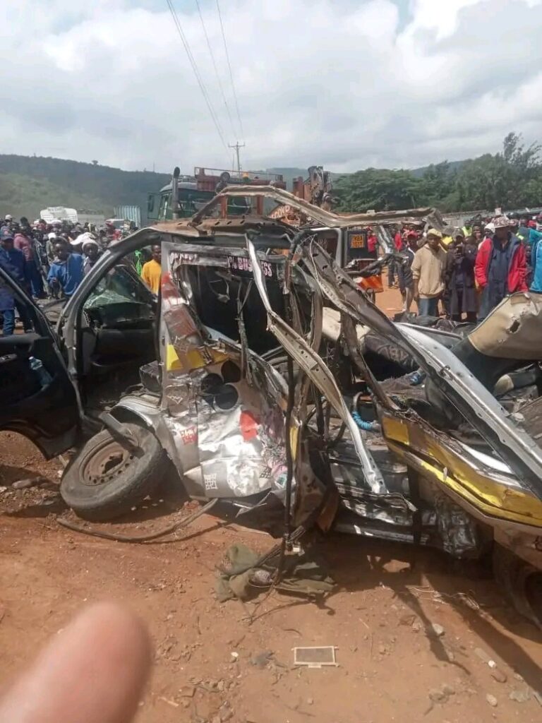 Tragic Accident in Mai Mahiu: Trailer Collides with Matatu, Killing Nine.