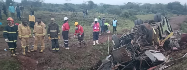 Eldoret-Nakuru Road Accident Claims 13 Lives Near Salgaa